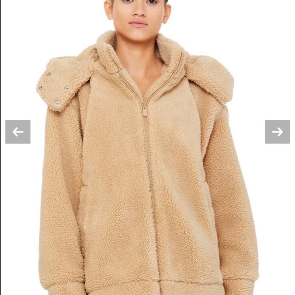 Alo yoga oversized teddy coat!